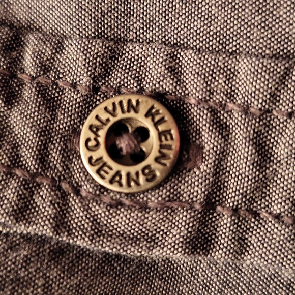 Calvin Klein Jeans cotton button down shirt - Picture 4 of 5